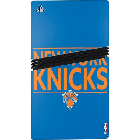 NBA New York Knicks Standard - Blue PS5 Pro Console Skin