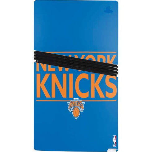 NBA New York Knicks Standard - Blue PS5 Pro Console Skin