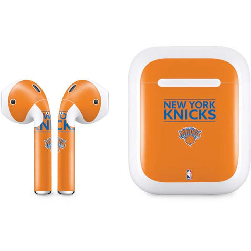 NBA New York Knicks Standard - Orange Apple AirPods Skin