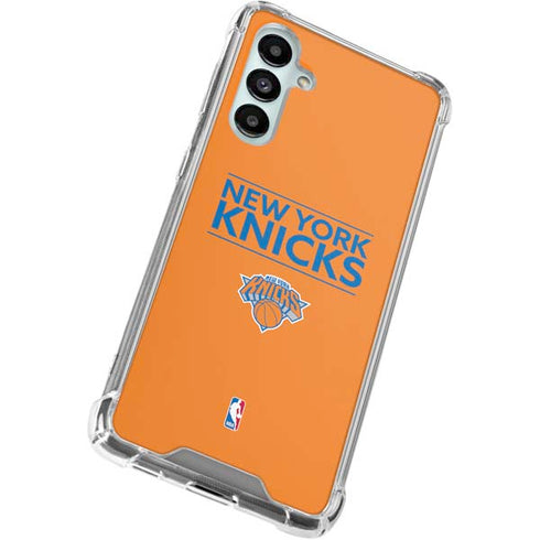 NBA New York Knicks Standard - Orange Galaxy A16 5G Clear Case