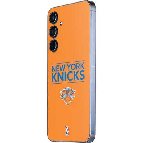NBA New York Knicks Standard - Orange Galaxy A35 5G Skin