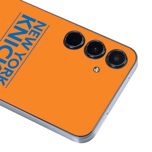 NBA New York Knicks Standard - Orange Galaxy A55 5G Skin