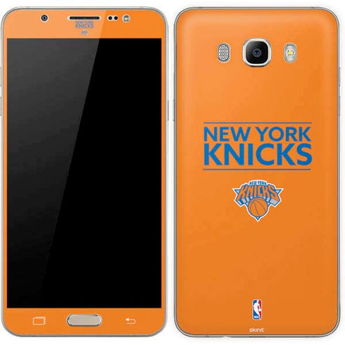 NBA New York Knicks Standard - Orange Galaxy J7 Skin