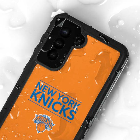 NBA New York Knicks Standard - Orange Galaxy S24 Plus Waterproof Case
