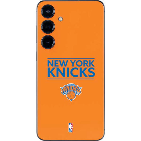 NBA New York Knicks Standard - Orange Galaxy S25 Skin