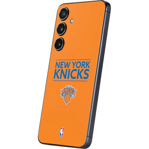 NBA New York Knicks Standard - Orange Galaxy S25 Skin