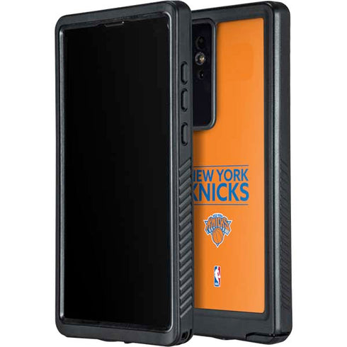 NBA New York Knicks Standard - Orange Galaxy S24 Ultra Waterproof Case