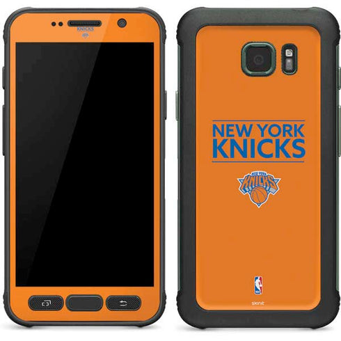 NBA New York Knicks Standard - Orange Galaxy S7 Active Skin