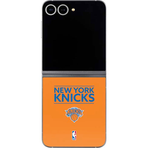 NBA New York Knicks Standard - Orange Galaxy Z Flip6 Skin