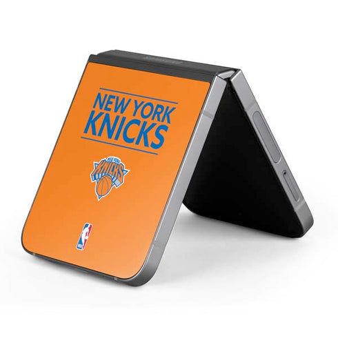 NBA New York Knicks Standard - Orange Galaxy Z Flip6 Skin