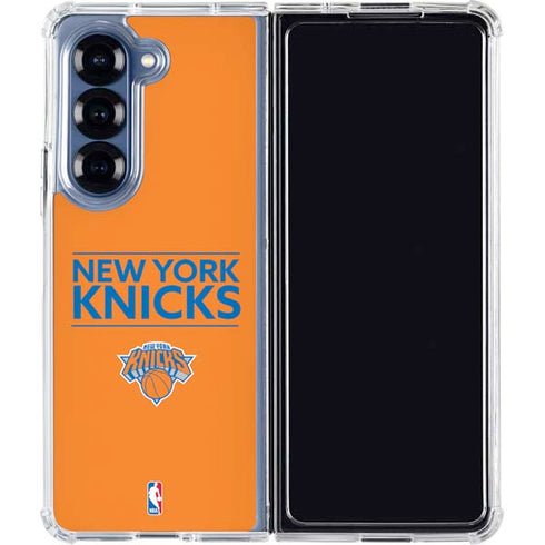 NBA New York Knicks Standard - Orange Galaxy Z Fold6 Clear Case