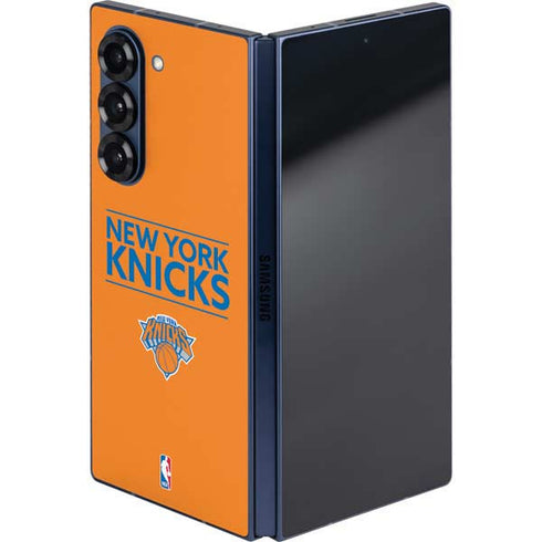 NBA New York Knicks Standard - Orange Galaxy Z Fold6 Skin