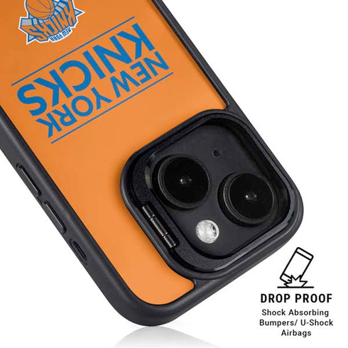 NBA New York Knicks Standard - Orange iPhone 14 Plus Kickstand Case