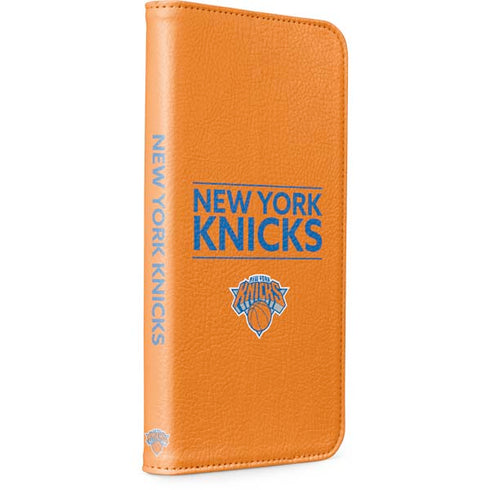 NBA New York Knicks Standard - Orange iPhone 15 Folio Case