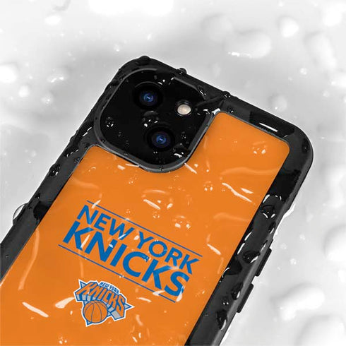 NBA New York Knicks Standard - Orange iPhone 15 Plus Waterproof Case