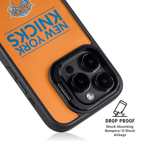 NBA New York Knicks Standard - Orange iPhone 15 Pro Kickstand Case