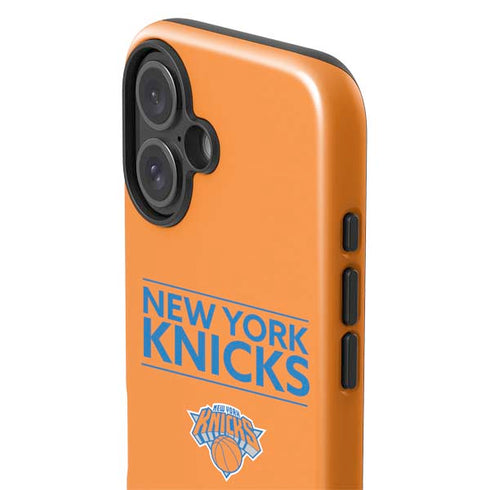 NBA New York Knicks Standard - Orange iPhone 16 Plus Impact Case