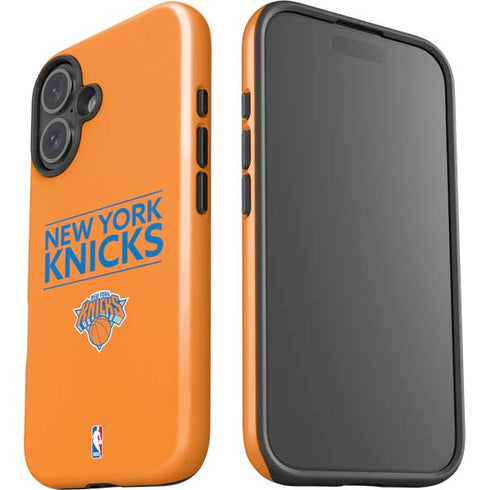 NBA New York Knicks Standard - Orange iPhone 16 Plus Impact Case