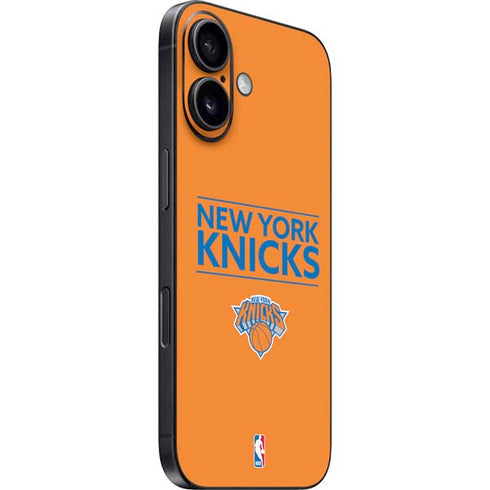 NBA New York Knicks Standard - Orange iPhone 16 Plus Skin
