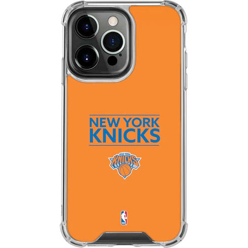 NBA New York Knicks Standard - Orange iPhone 16 Pro Clear Case