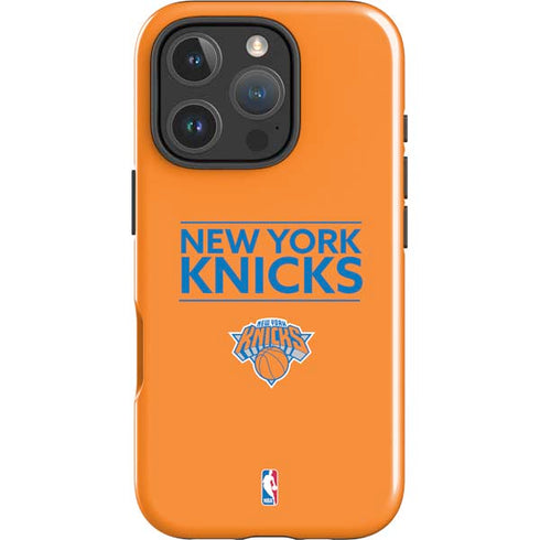 NBA New York Knicks Standard - Orange iPhone 16 Pro Impact Case