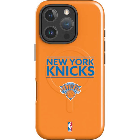 NBA New York Knicks Standard - Orange iPhone 16 Pro Magsafe Impact Case