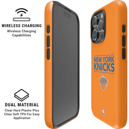 NBA New York Knicks Standard - Orange iPhone 16 Pro Magsafe Impact Case