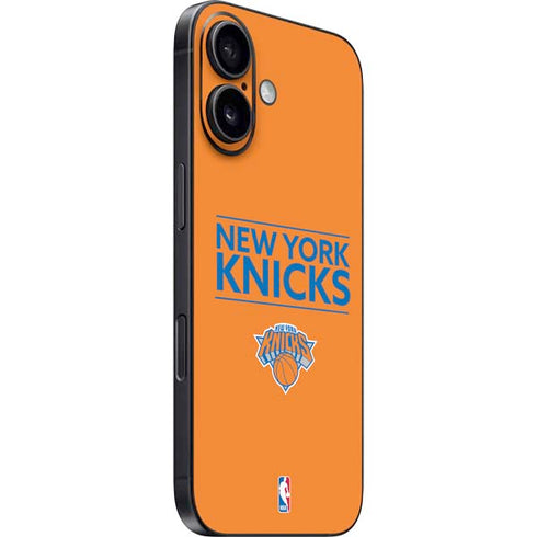 NBA New York Knicks Standard - Orange iPhone 16 Skin