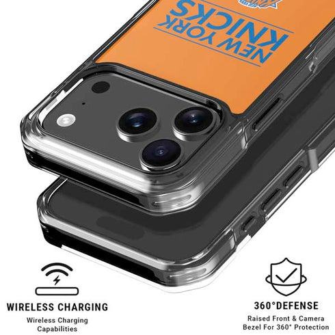 NBA New York Knicks Standard - Orange iPhone 18 Pro Clear Case