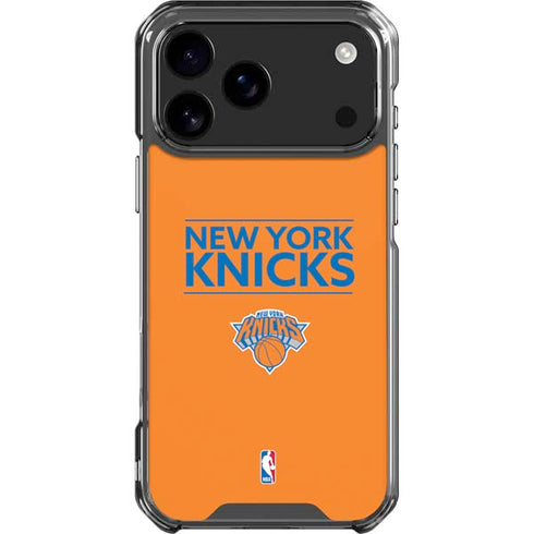NBA New York Knicks Standard - Orange iPhone 18 Pro Max Clear Case