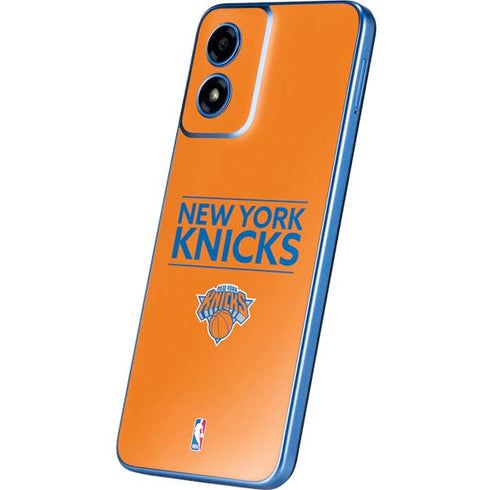 NBA New York Knicks Standard - Orange Moto G Play 4G (2024) Skin