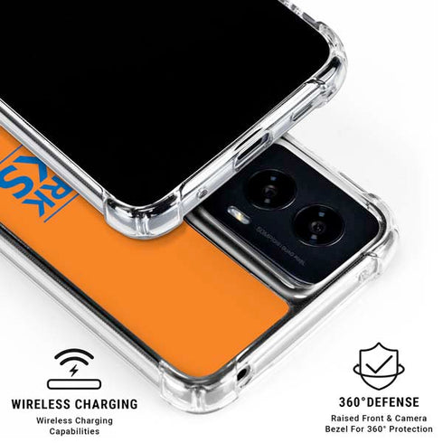 NBA New York Knicks Standard - Orange Moto G Power 5G (2024) Clear Case