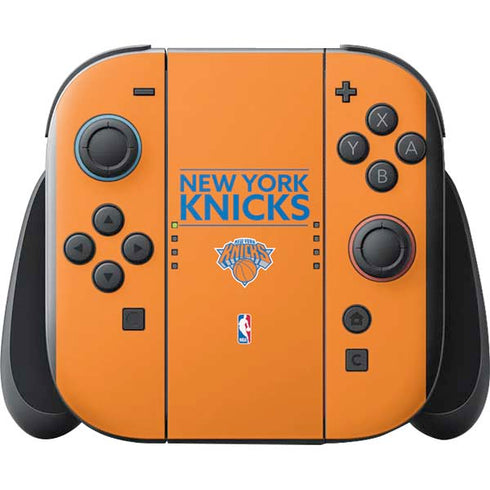 NBA New York Knicks Standard - Orange Nintendo Switch 2 (2025) with Joy-Con Skin