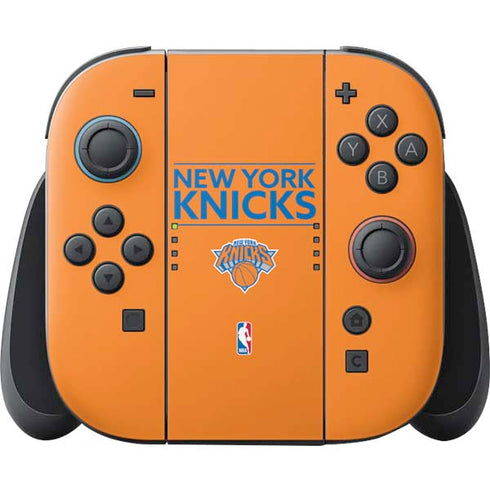 NBA New York Knicks Standard - Orange Nintendo Switch 2 (2025) Joy-Con Controller Skin