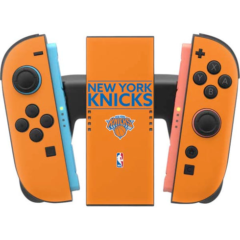 NBA New York Knicks Standard - Orange Nintendo Switch 2 (2025) Joy-Con Controller Skin