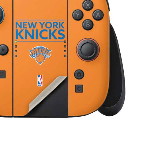NBA New York Knicks Standard - Orange Nintendo Switch 2 (2025) Joy-Con Controller Skin