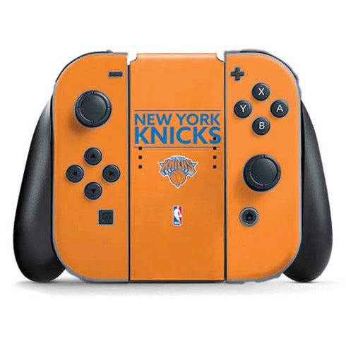 NBA New York Knicks Standard - Orange Nintendo Switch (2017-2021) Joy-Con Controller Skin