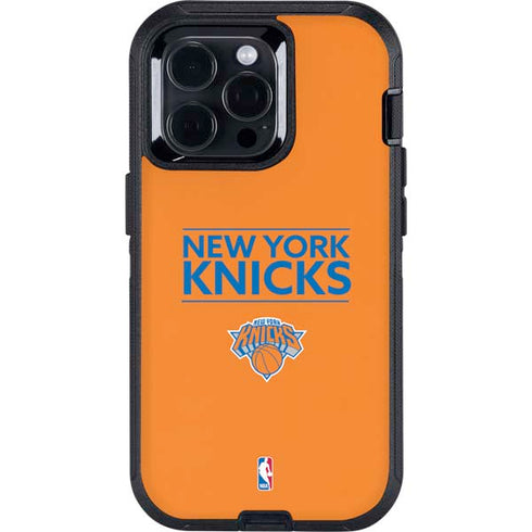 NBA New York Knicks Standard - Orange Otterbox Defender iPhone Skin