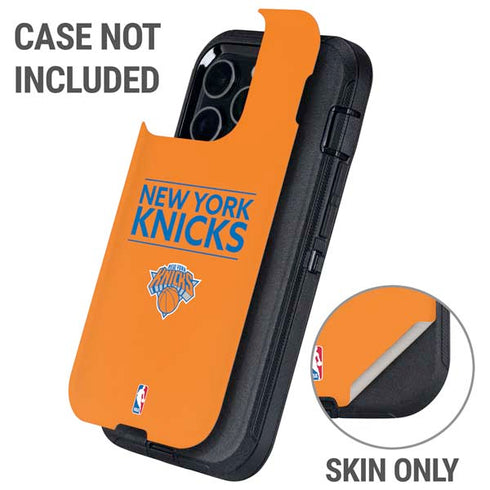 NBA New York Knicks Standard - Orange Otterbox Defender iPhone Skin