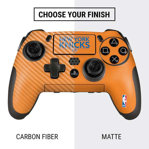 NBA New York Knicks Standard - Orange PlayStation Scuf Vantage 2 Controller Skin