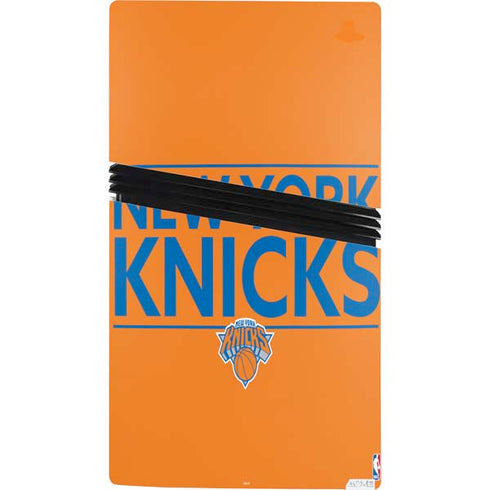 NBA New York Knicks Standard - Orange PS5 Pro Console Skin