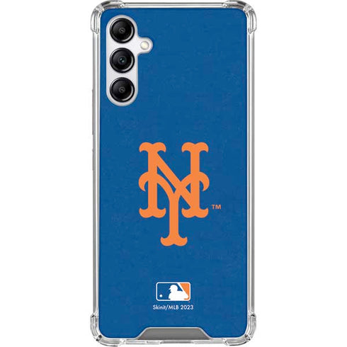 MLB New York Mets - Solid Distressed Gabb Phone 4 Clear Case