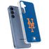 MLB New York Mets - Solid Distressed Galaxy A35 5G Clear Case