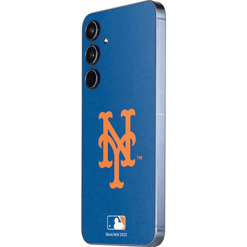 MLB New York Mets - Solid Distressed Galaxy A36 5G Skin