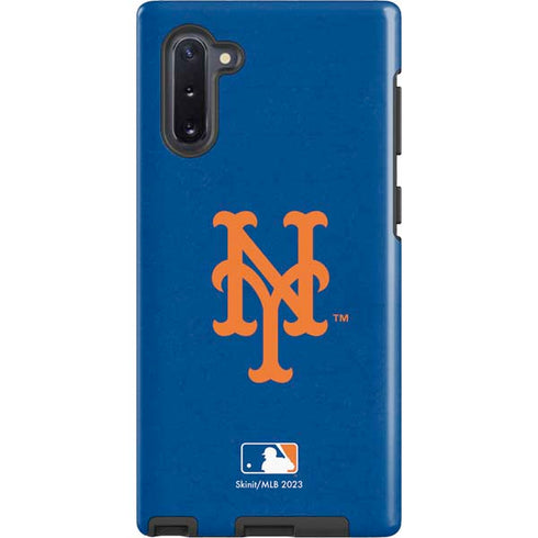 MLB New York Mets - Solid Distressed Galaxy Cases