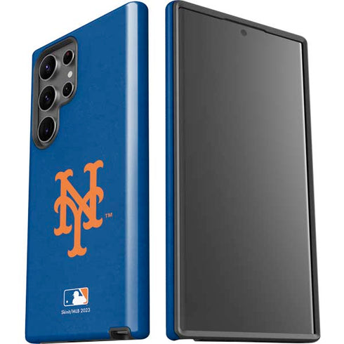 MLB New York Mets - Solid Distressed Galaxy S23 Ultra Pro Case