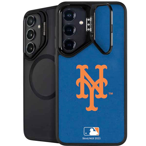MLB New York Mets - Solid Distressed Galaxy S24 Kickstand Case