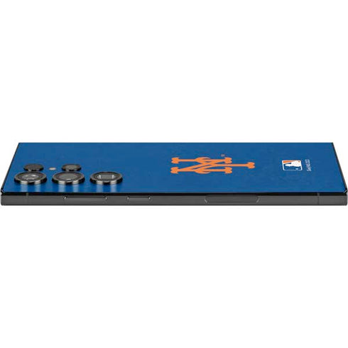 MLB New York Mets - Solid Distressed Galaxy S25 Ultra Skin