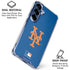 MLB New York Mets - Solid Distressed Galaxy S25 Clear Case