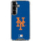 MLB New York Mets - Solid Distressed Galaxy S26 Clear Case